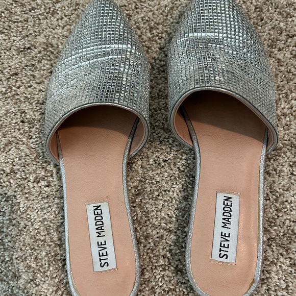Steve Madden Rhinestone Mule Slides - Picture 4 of 7
